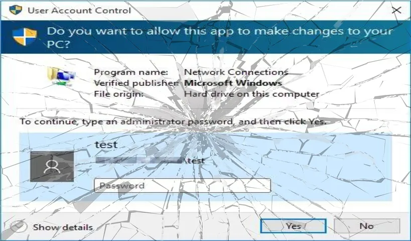 Bypassing UAC via Network Adapter Properties